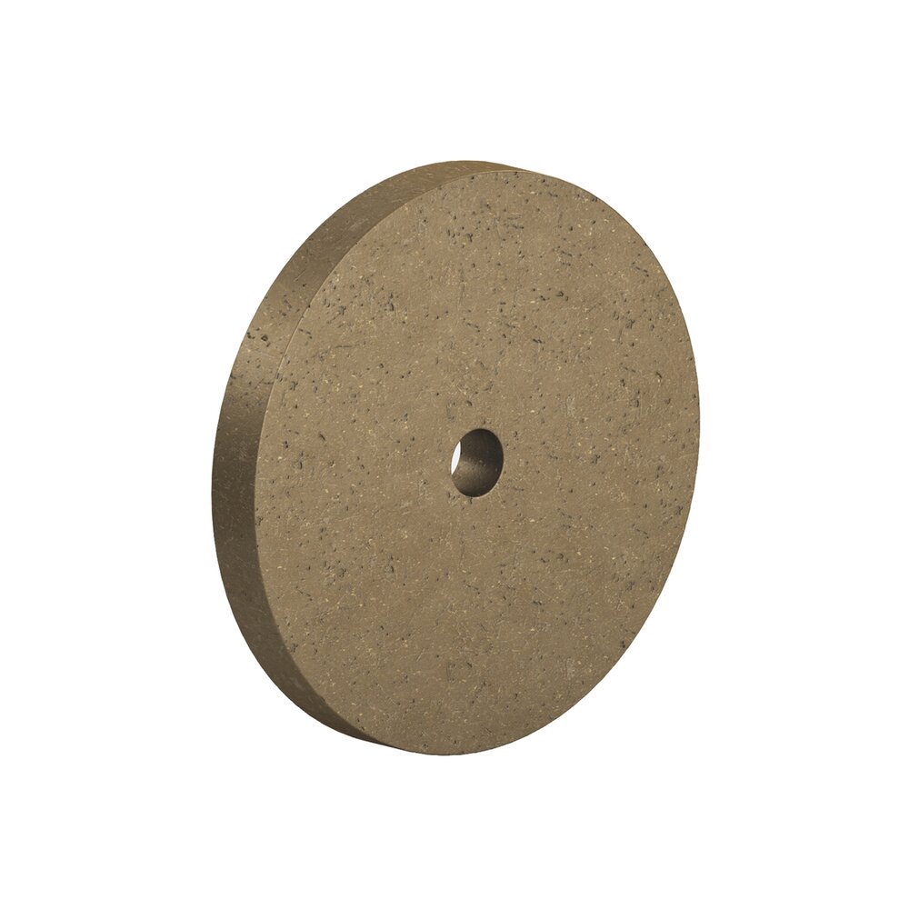 2 1/8" Diameter Backplate In Distressed Oil Rubbed Bronze