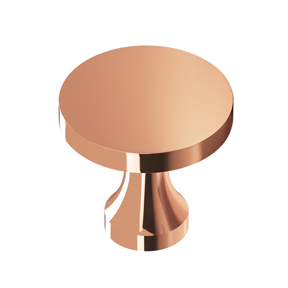 1 1/8" Knob In Polished Copper