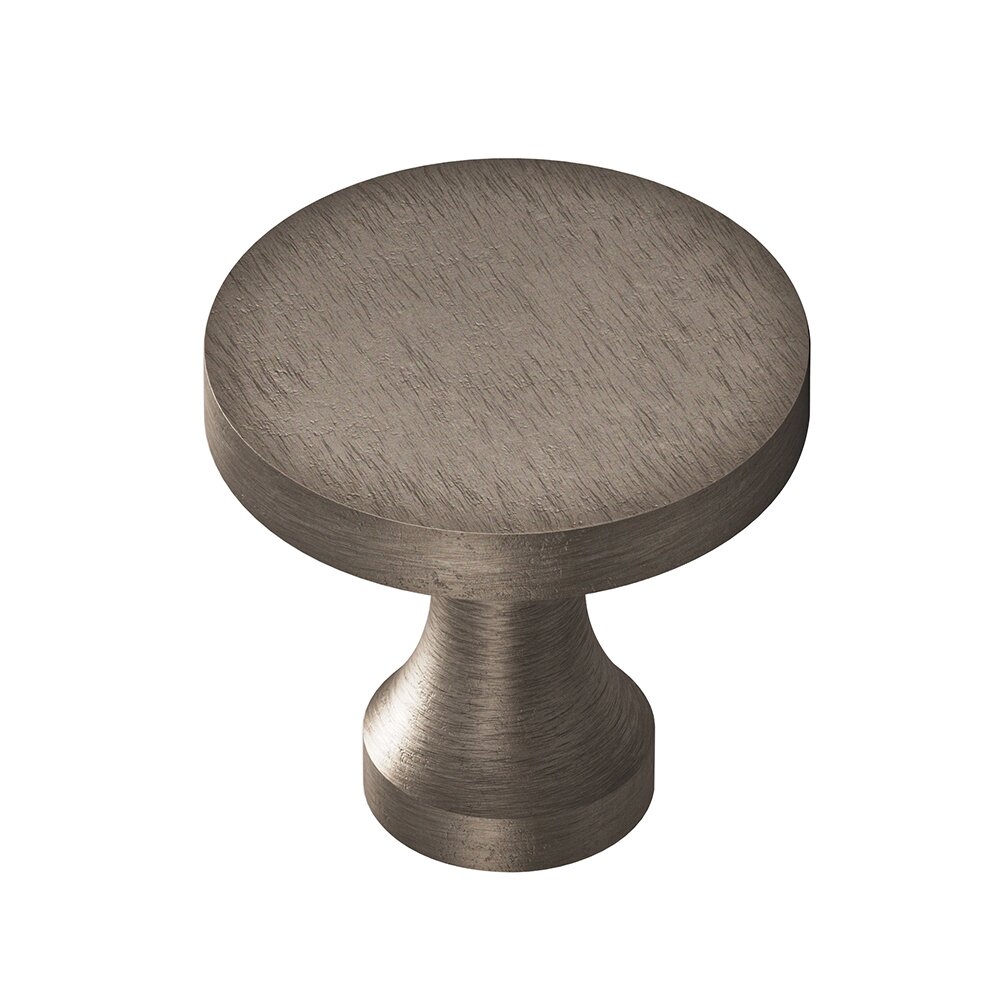 1 1/8" Knob In Distressed Pewter