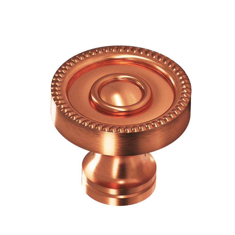1 1/8" Diameter Knob in Antique Copper
