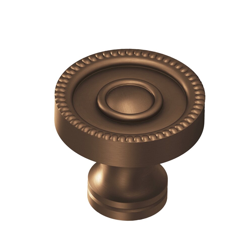 1 1/8" Diameter Knob in Matte Oil Rubbed Bronze