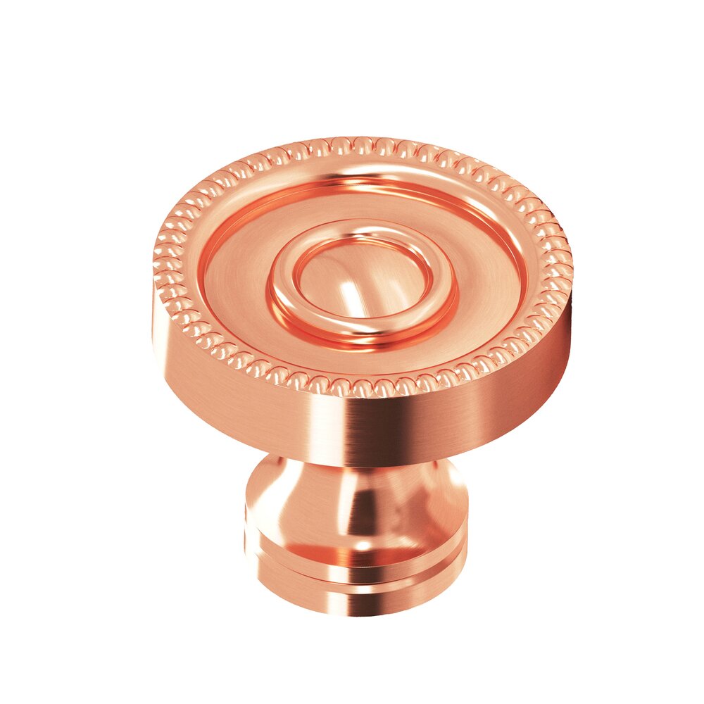 1 1/8" Diameter Knob in Satin Copper