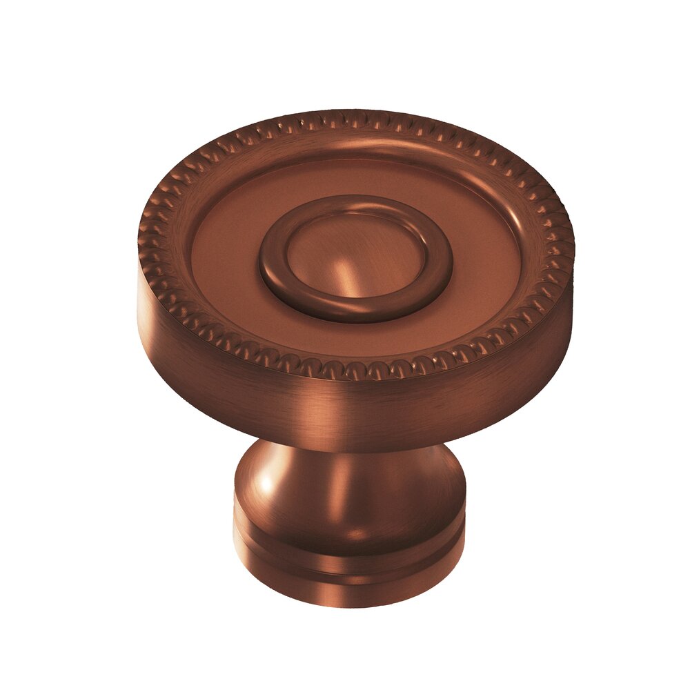 1 1/4" Knob In Matte Antique Copper