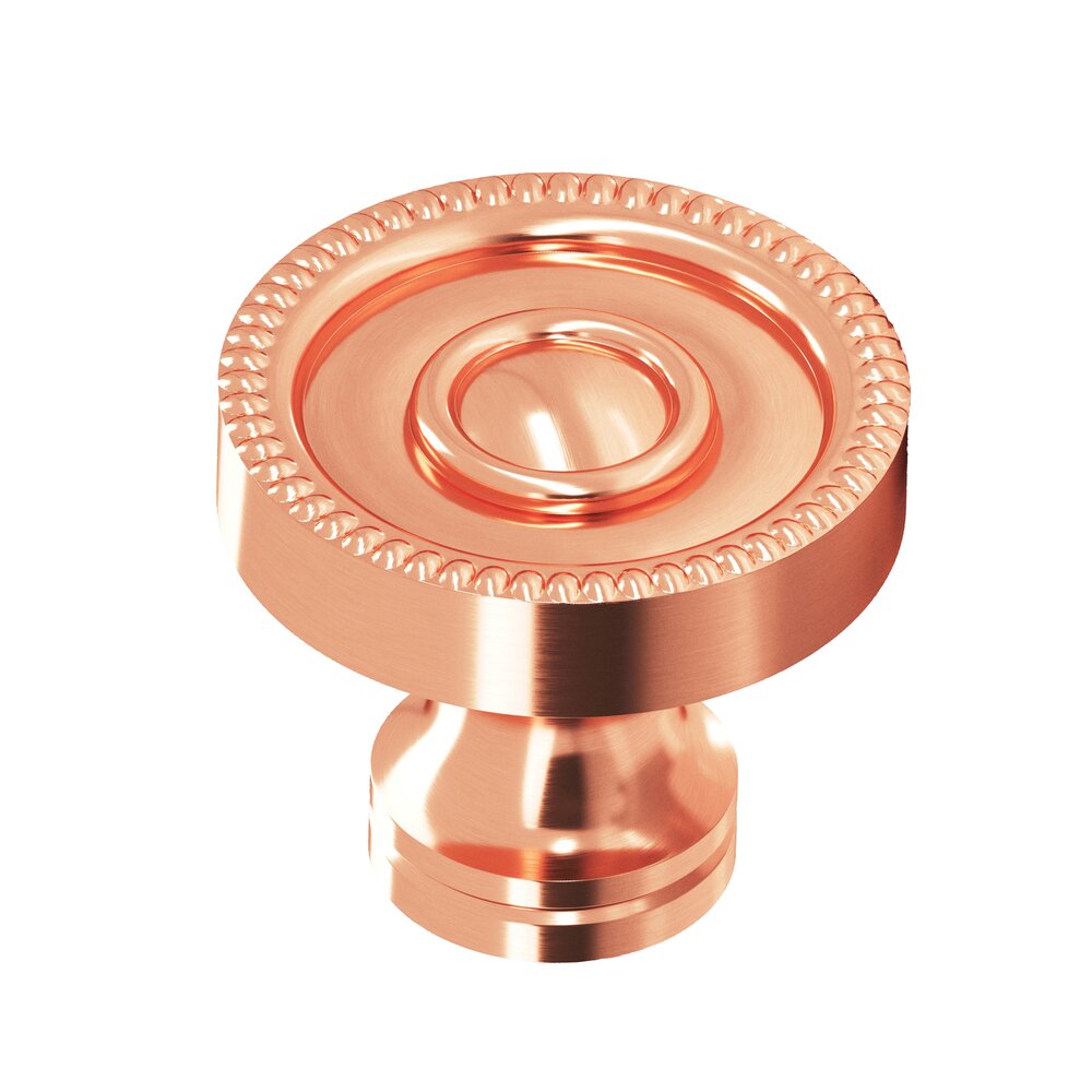 1 1/4" Diameter Knob in Satin Copper
