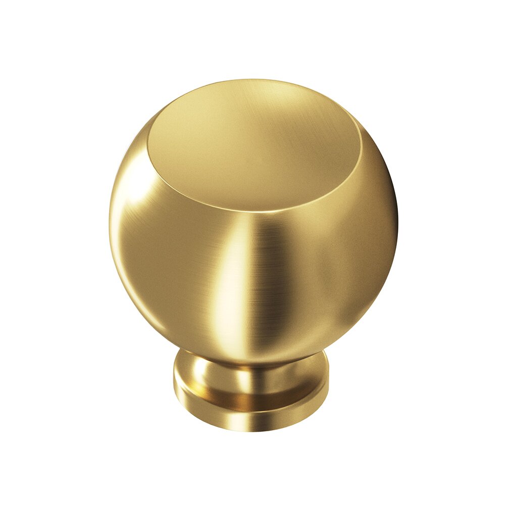 1" Diameter Knob in Satin Brass
