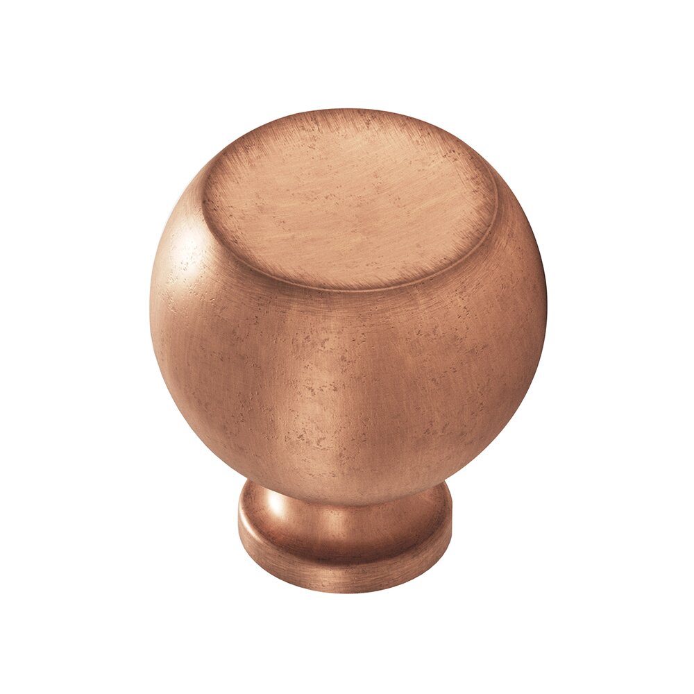 1" Knob In Distressed Antique Copper