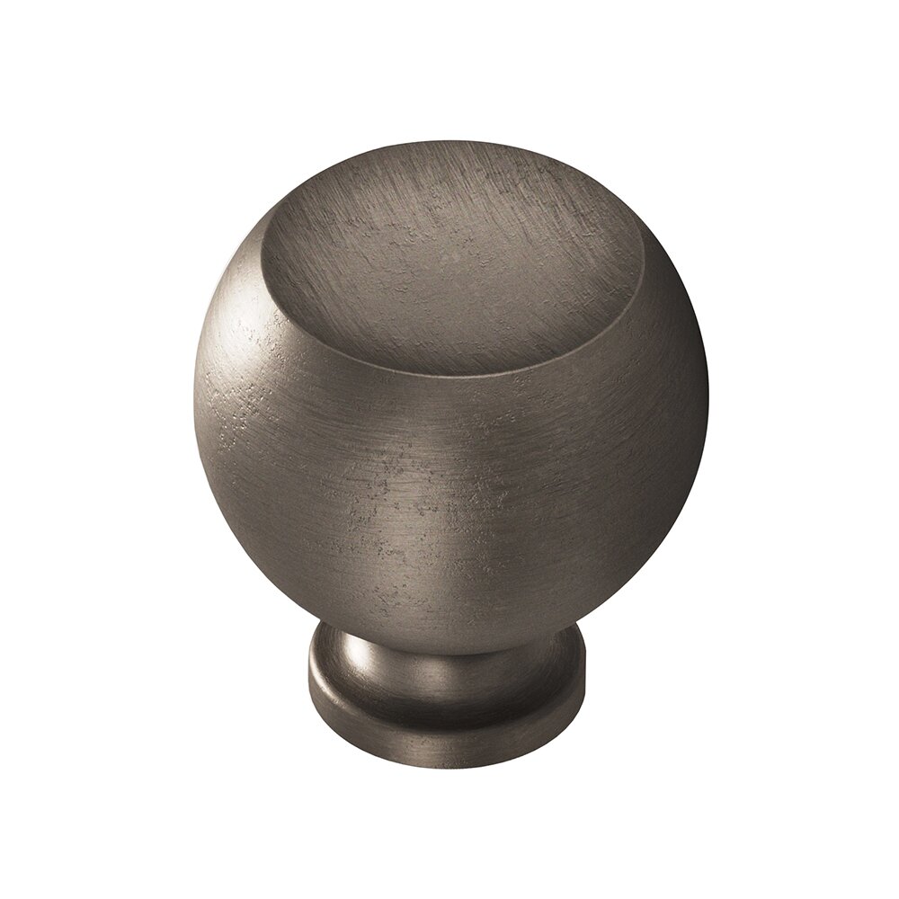 1 1/4" Knob in Distressed Pewter