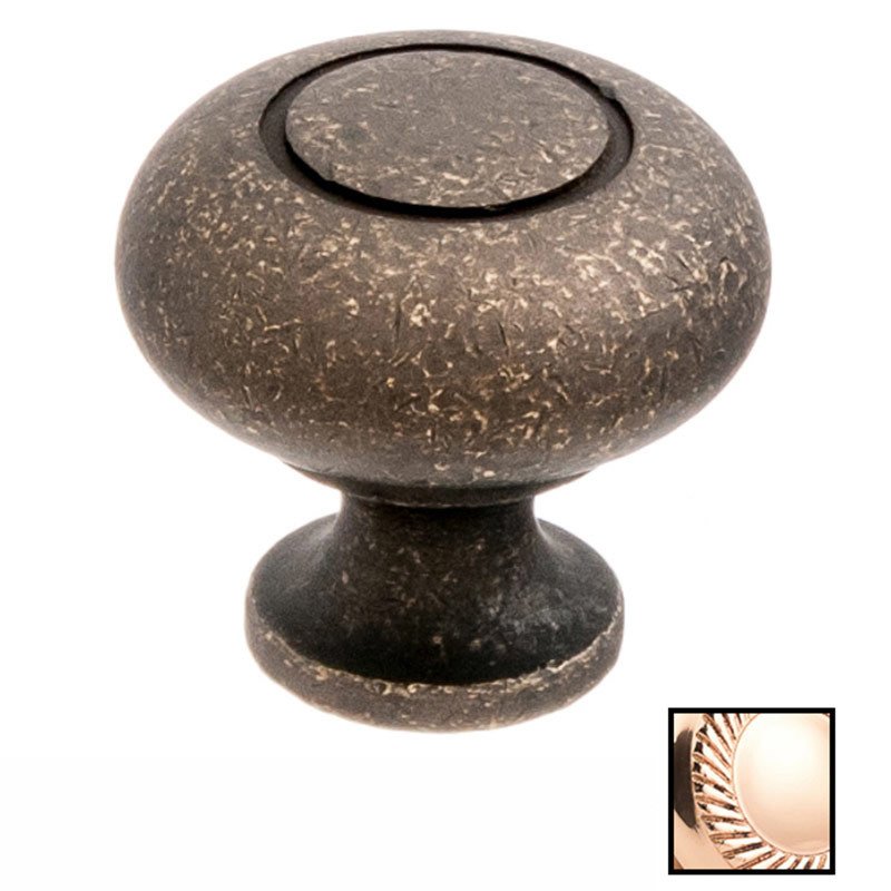 1 1/4" Knob In Polished Bronze