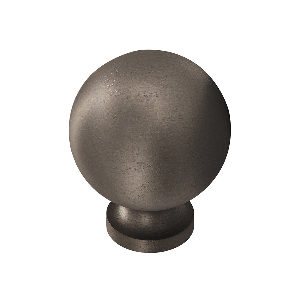 1" Knob In Distressed Pewter