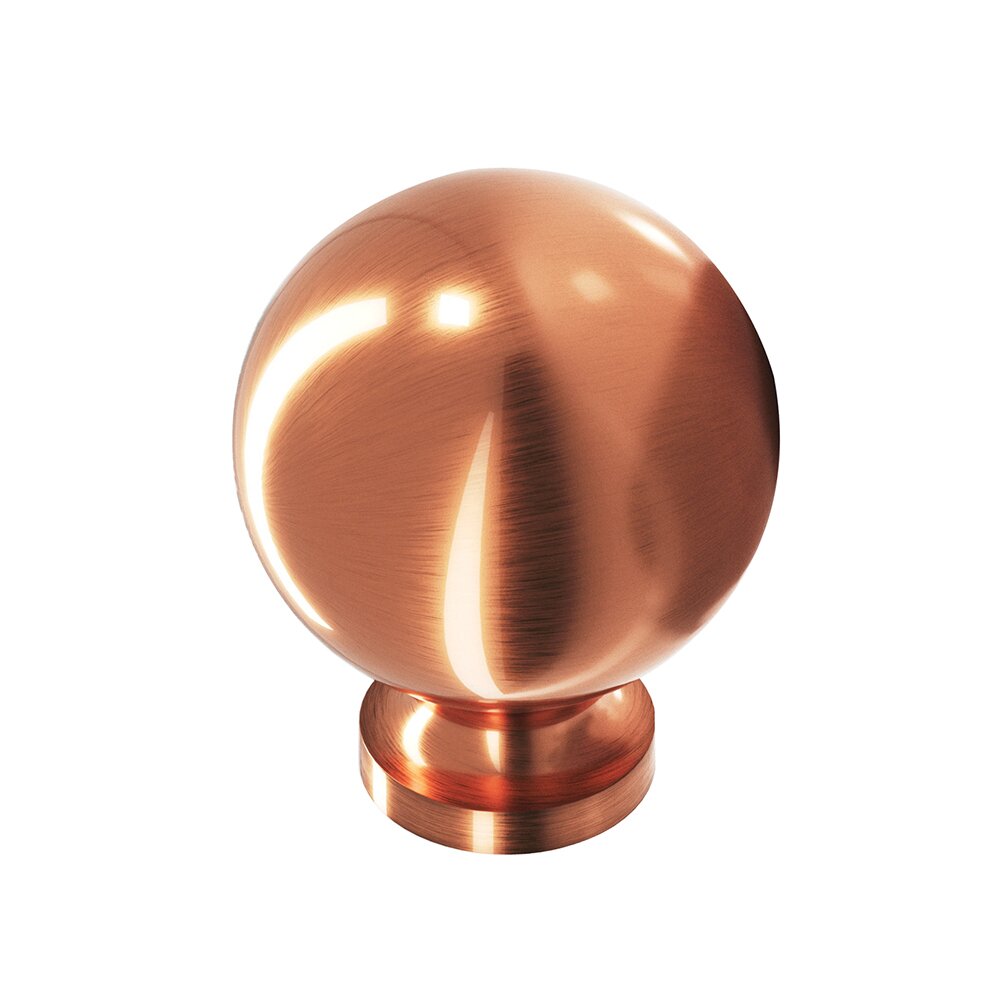 1 1/4" Ball Knob in Antique Copper