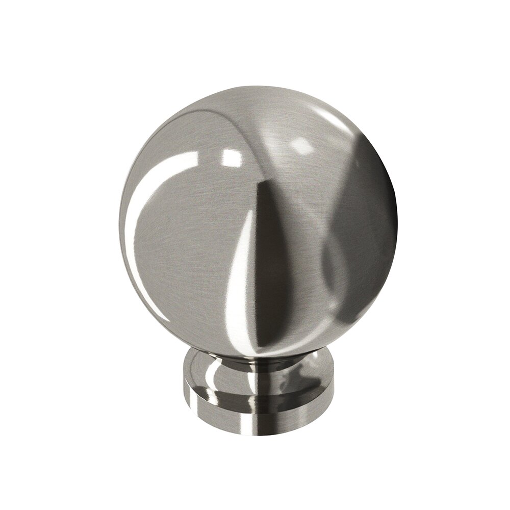 1 1/4" Ball Knob in Nickel Stainless