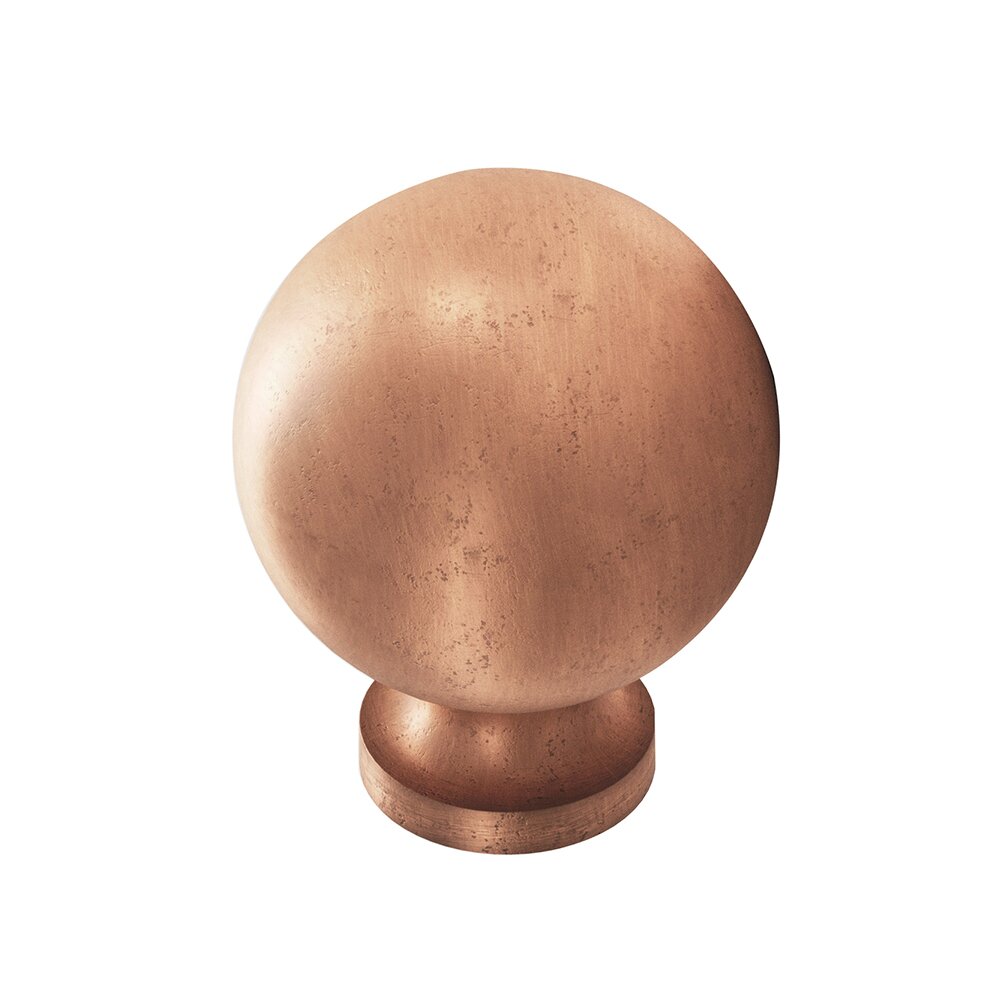 1 1/4" Ball Knob in Distressed Antique Copper