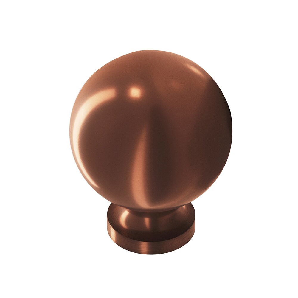 1 1/4" Ball Knob in Matte Antique Copper