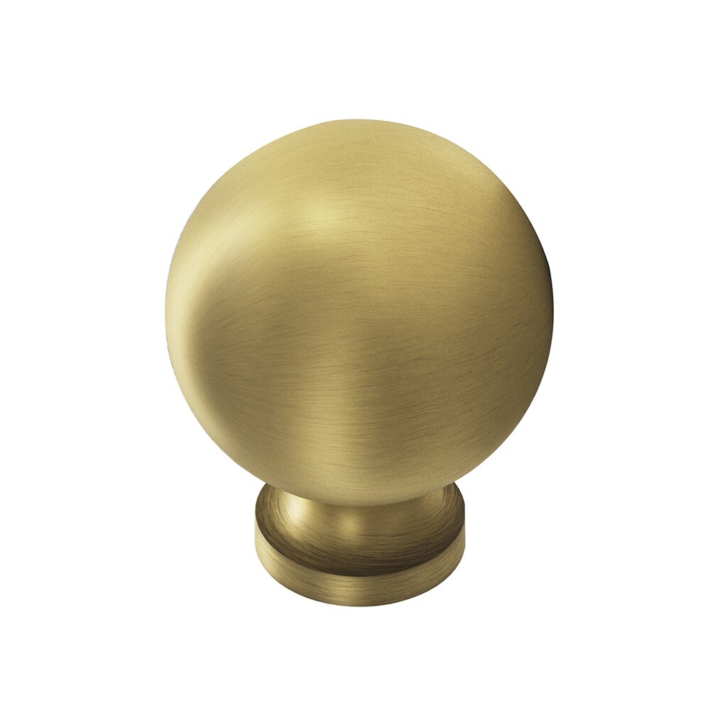 1 1/4" Ball Knob in Matte Antique Brass