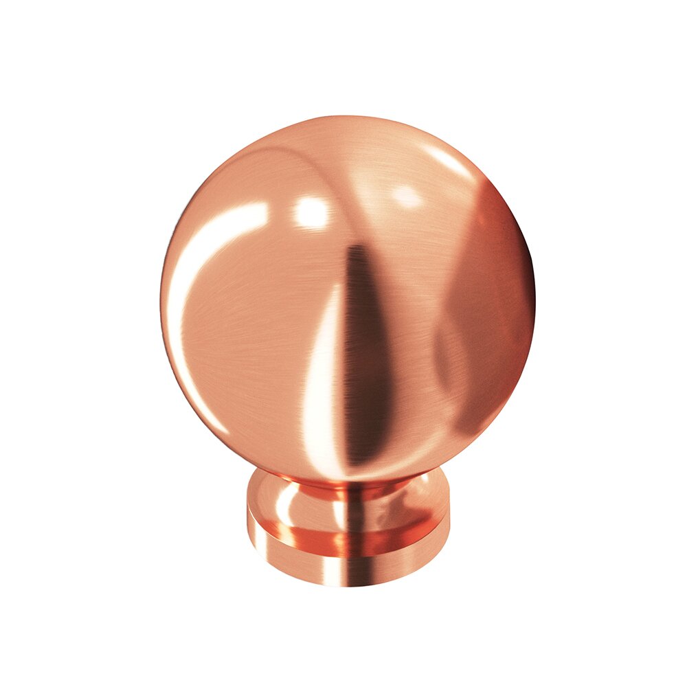 1 1/4" Ball Knob in Satin Copper