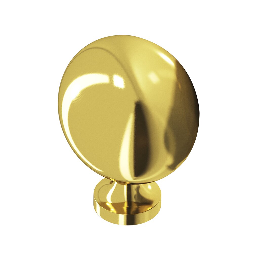 Oval 1 X 1 1/4" Knob In French Gold