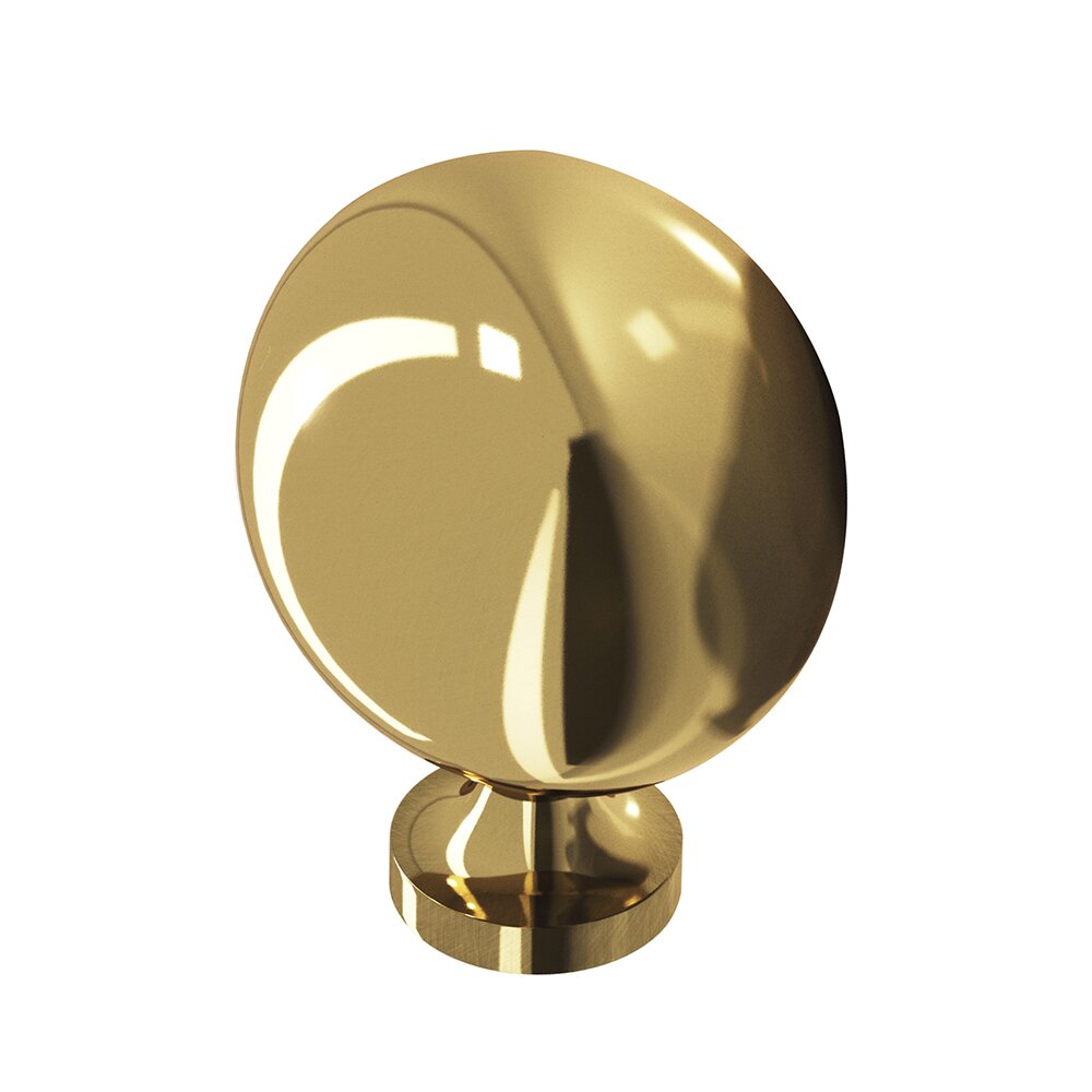 1 1/2" Long Oval Knob In Antique Bronze