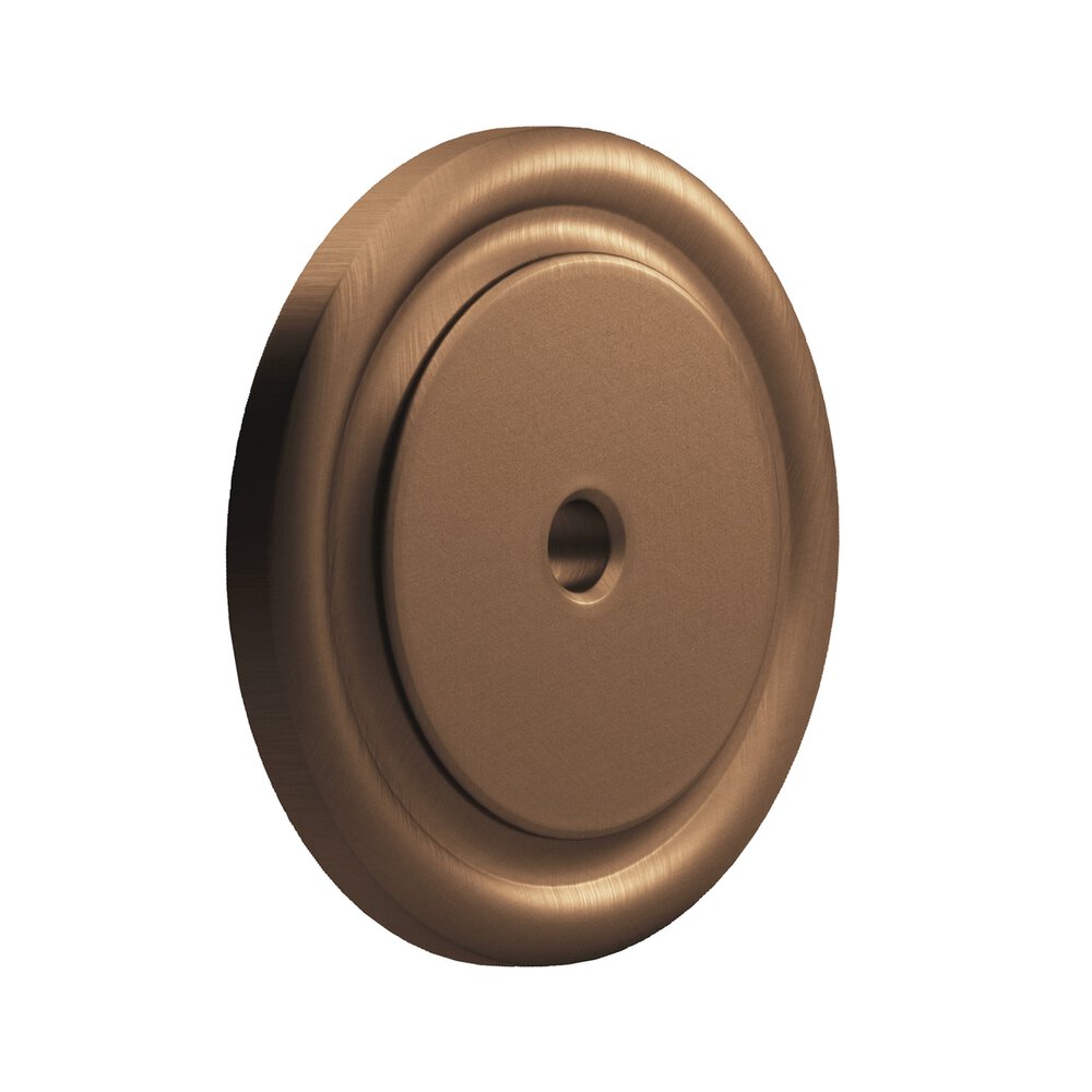 1 3/4" Round Backplate in Matte Oil Rubbed Bronze