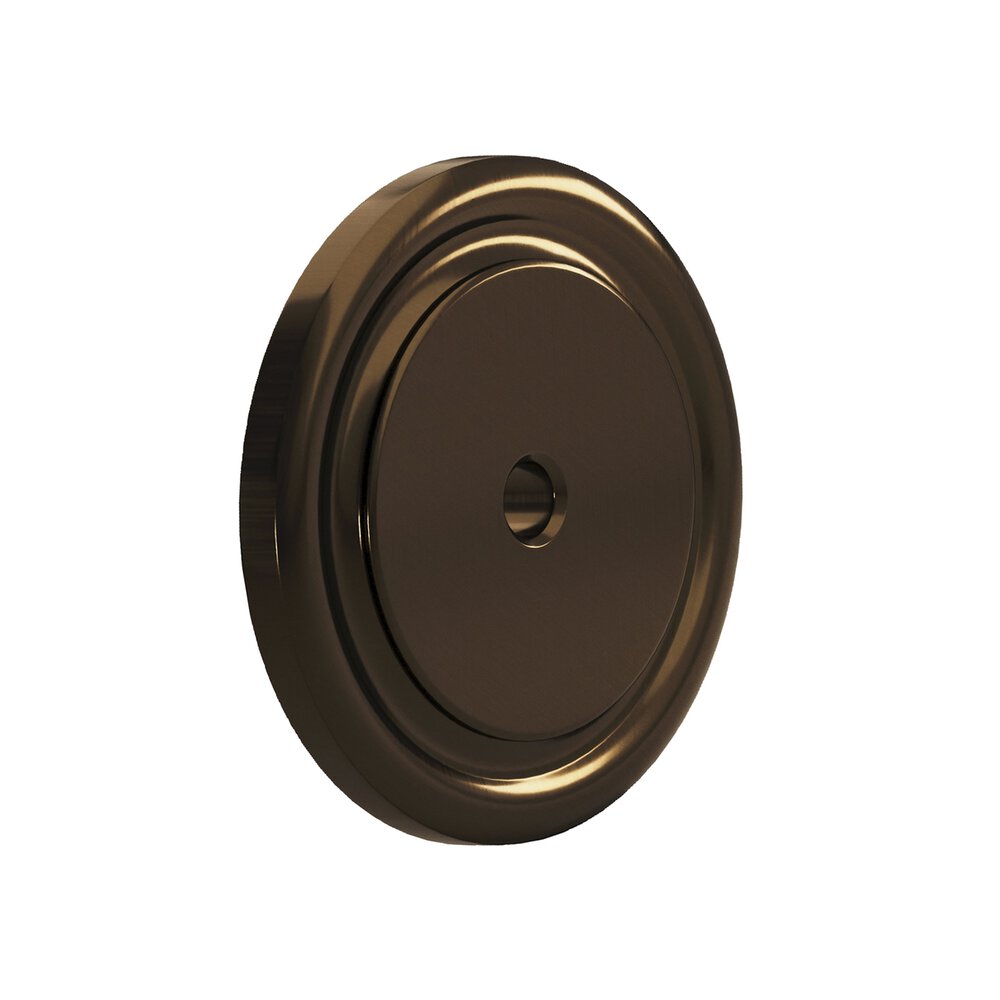 1 1/2" Round Backplate in Oil Rubbed Bronze
