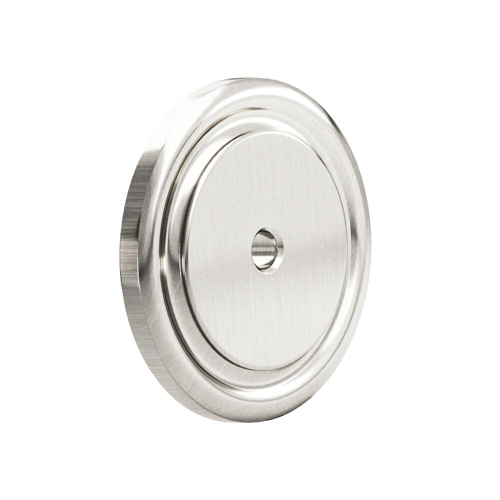 1 1/2" Round Backplate in Satin Nickel
