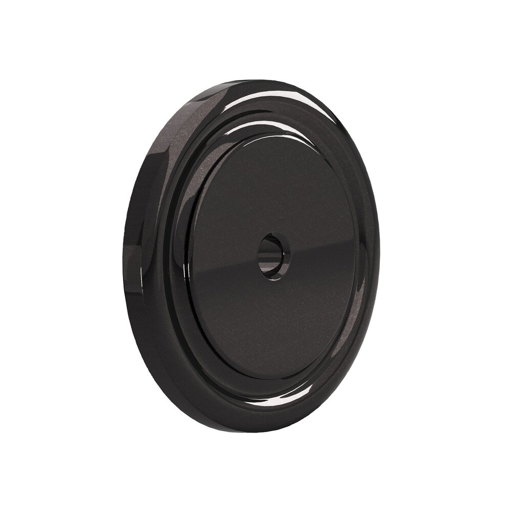 1 1/2" Round Backplate in Satin Black