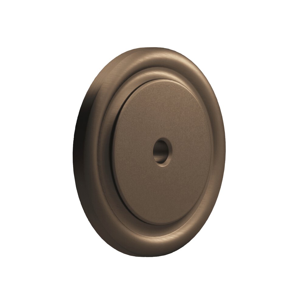 1 1/2" Round Backplate in Heritage Bronze