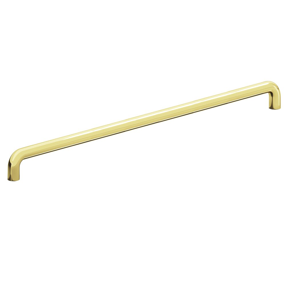 30" Centers Thru Bolt Pull in Polished Brass Unlacquered