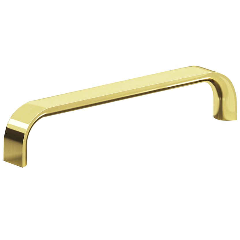 8" Centers Thru Bolt Pull in Unlacquered Polished Brass