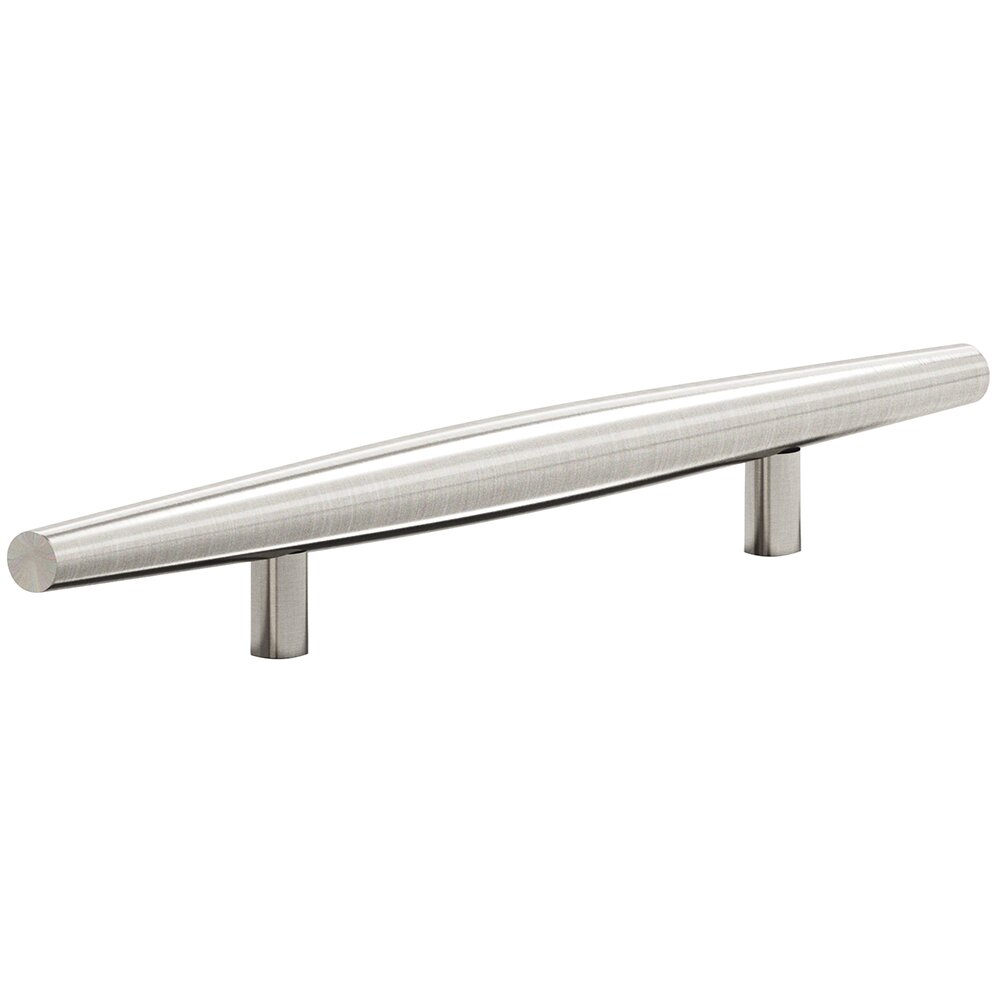 6" Centers Cigar Shaped Appliance Pull in Satin Nickel