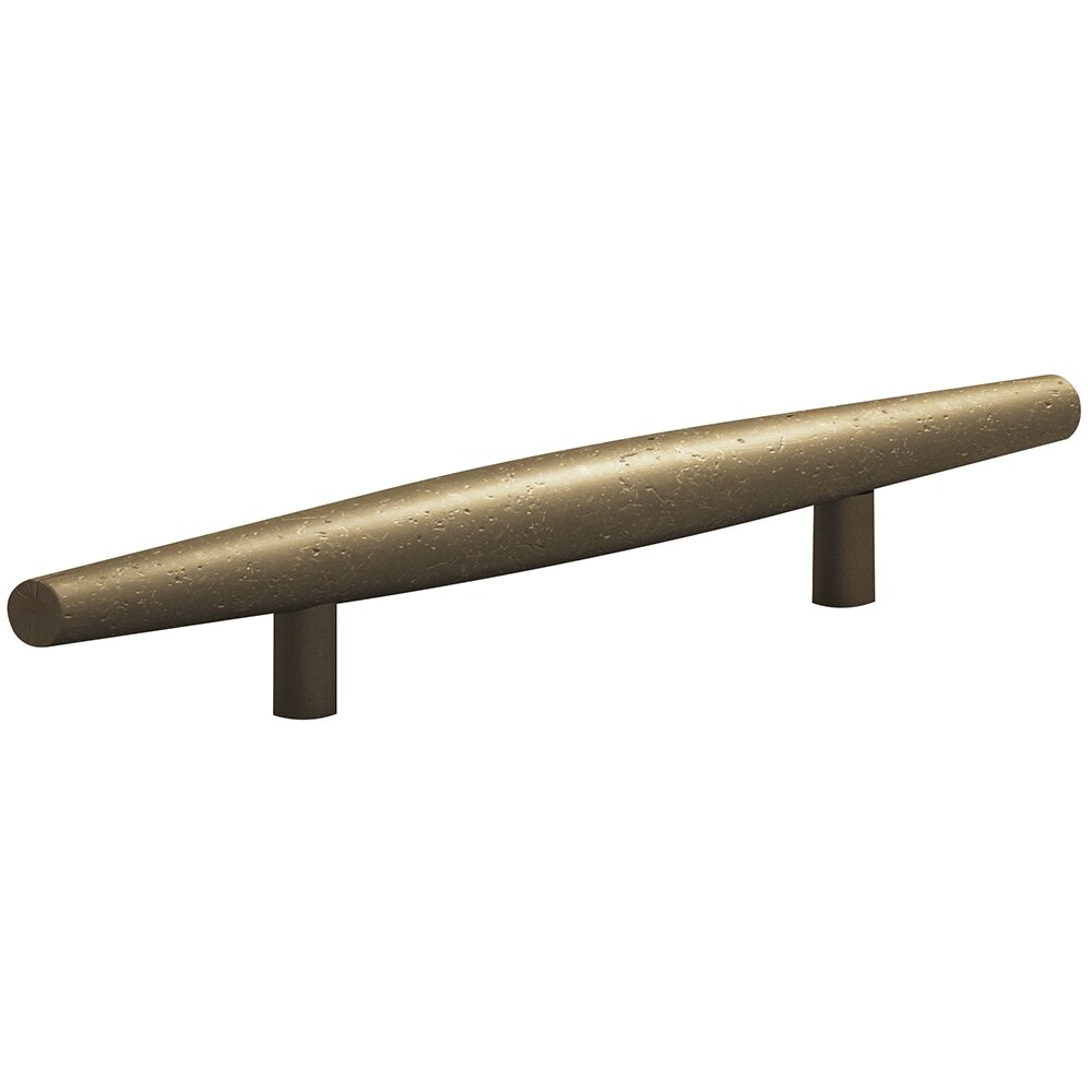 6" Centers Cigar Shaped Thru Bolt Pull in Distressed Oil Rubbed Bronze