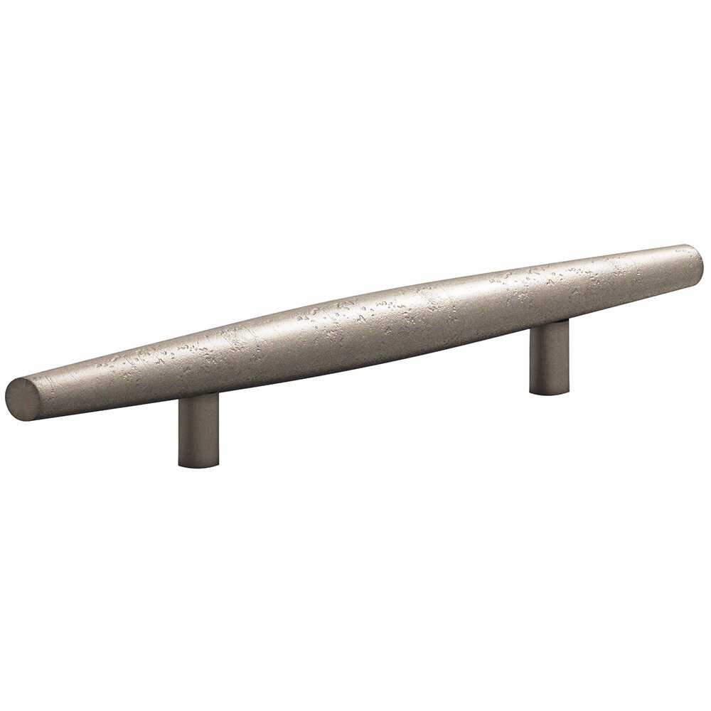 6" Centers Cigar Shaped Appliance Pull in Distressed Pewter