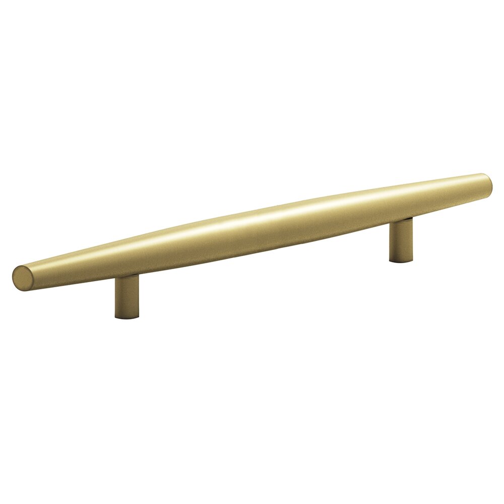 8" Centers Cigar Shaped Appliance Pull in Matte Antique Brass