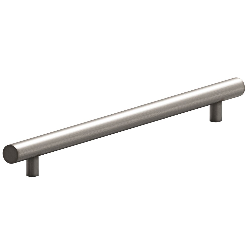 10" Centers Appliance Pull with Bullnose Ends in Pewter