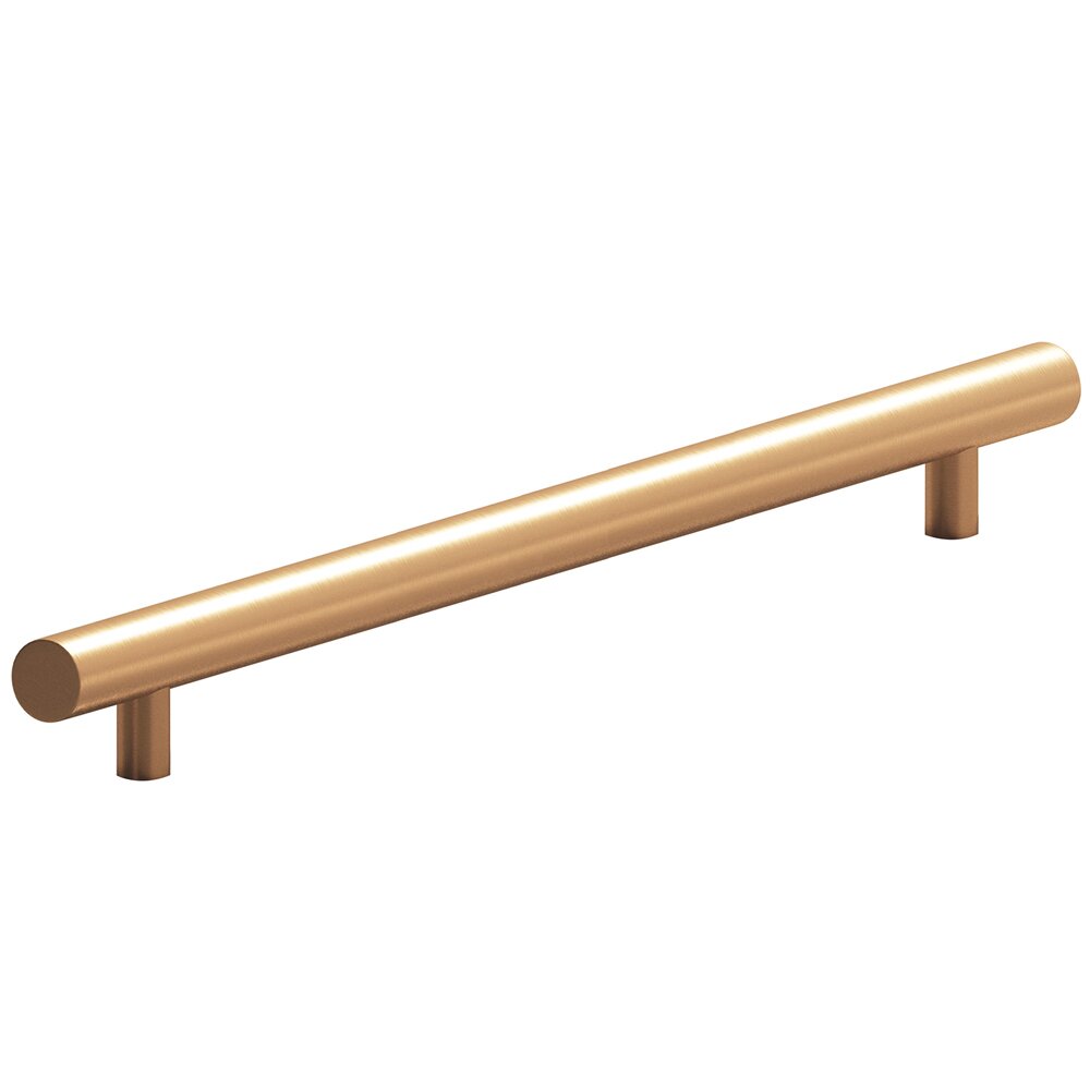 10" Centers Appliance Pull with Bullnose Ends in Matte Satin Bronze