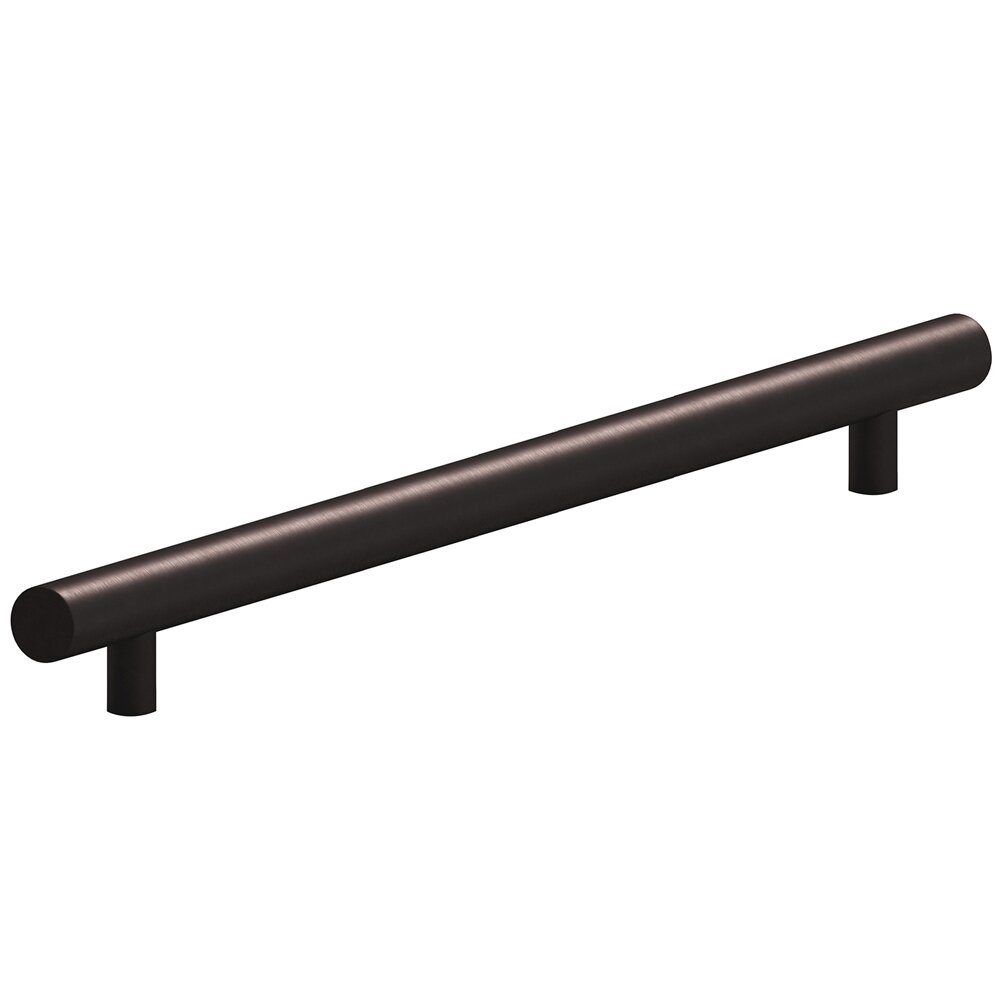 10" Centers Appliance Pull with Bullnose Ends in Matte Dark Statuary Bronze