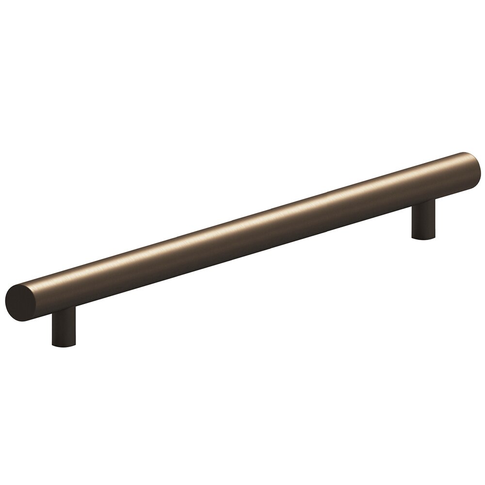 10" Centers Appliance Pull with Bullnose Ends in Heritage Bronze