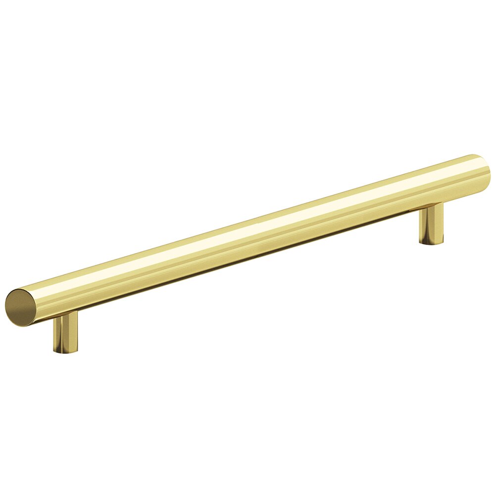 18" Centers Thru Bolt Pull in Polished Brass