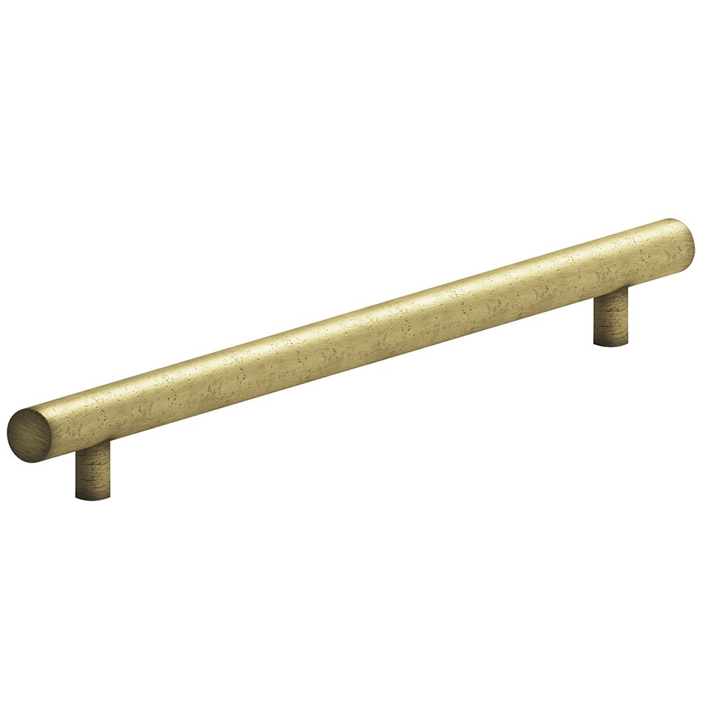 18" Centers European Appliance Bar Pull in Distressed Antique Brass