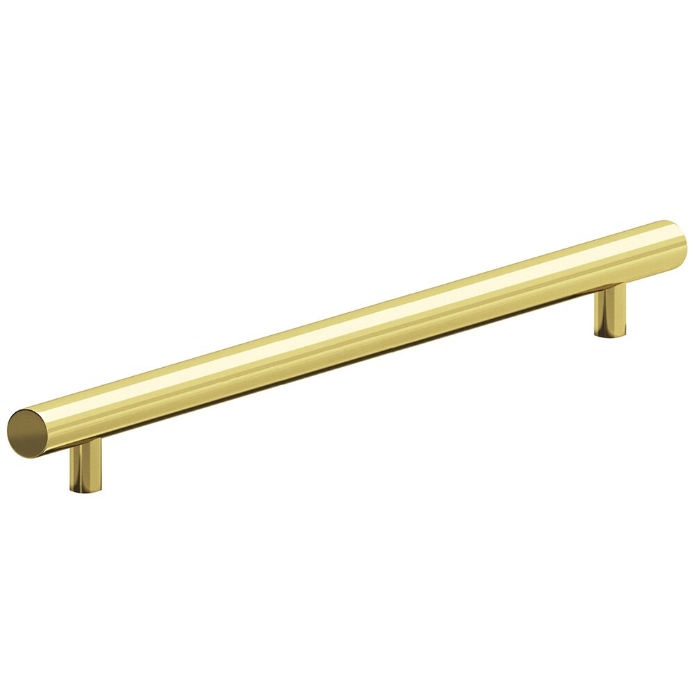 24" Centers Thru Bolt Pull in Polished Brass Unlacquered