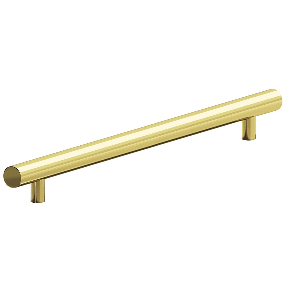 18" Centers Thru Bolt Pull in Unlacquered Polished Brass