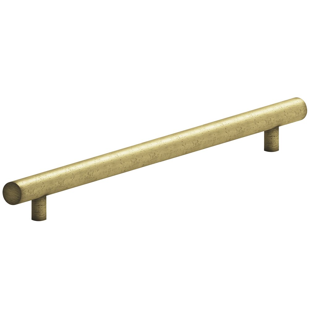 24" Centers European Appliance Bar Pull in Distressed Antique Brass