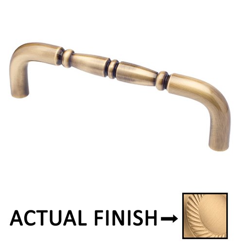 8" Centers Traditional Appliance Pull in Matte Satin Brass