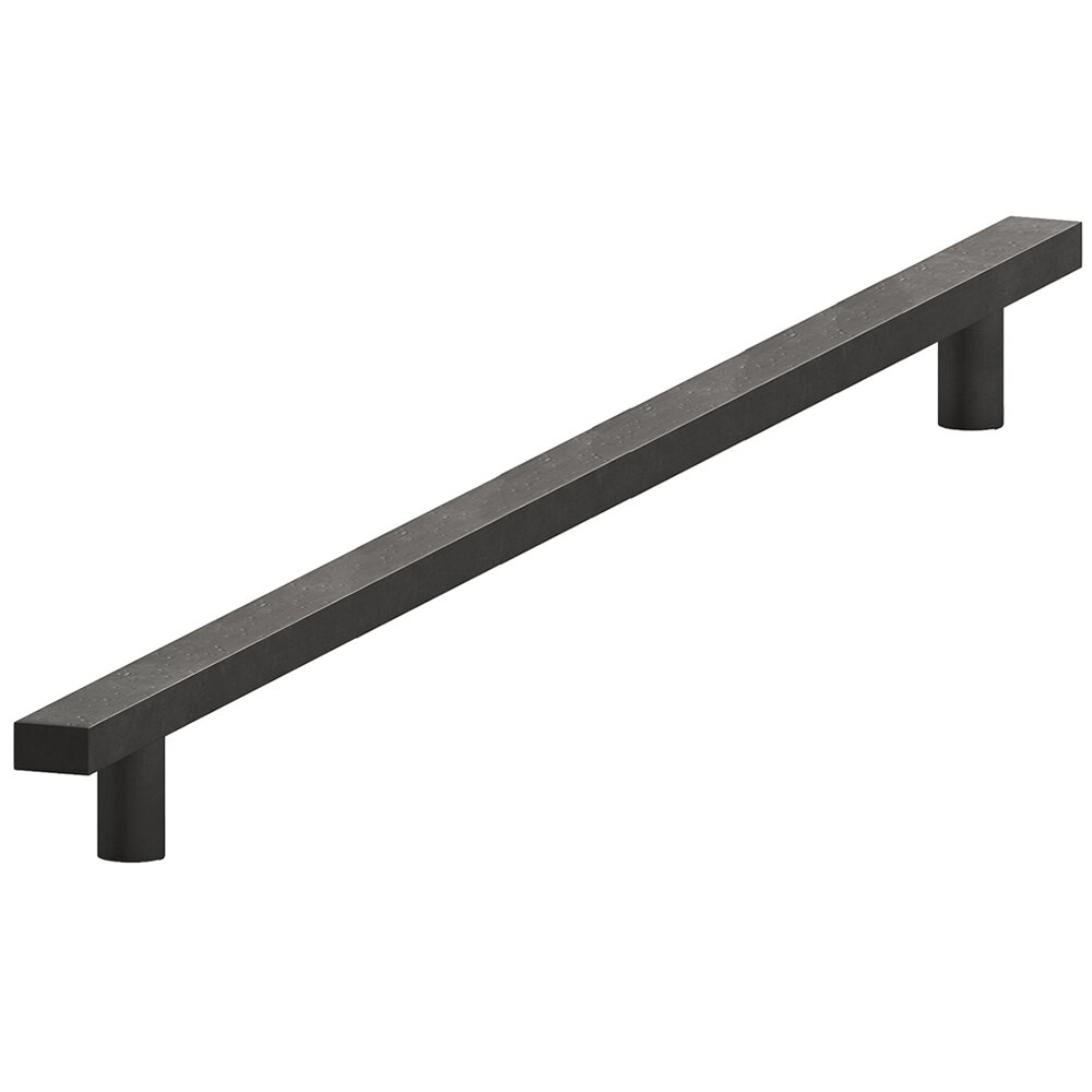 10" Centers Rectangular Appliance Pull in Distressed Black