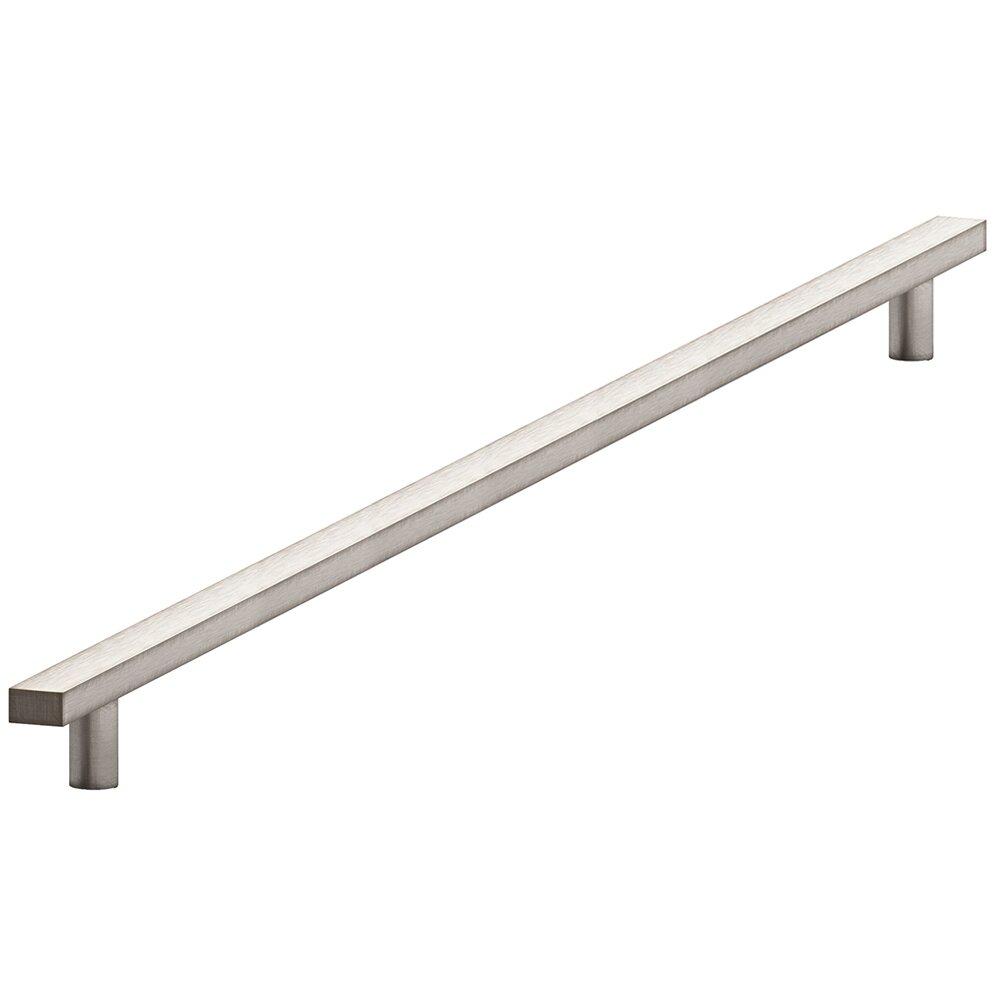 12" Centers Rectangular Appliance Pull in Pewter