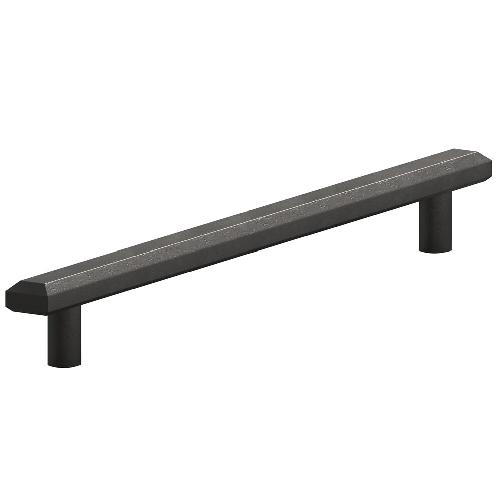 10" Centers Beveled Appliance Pull in Distressed Black