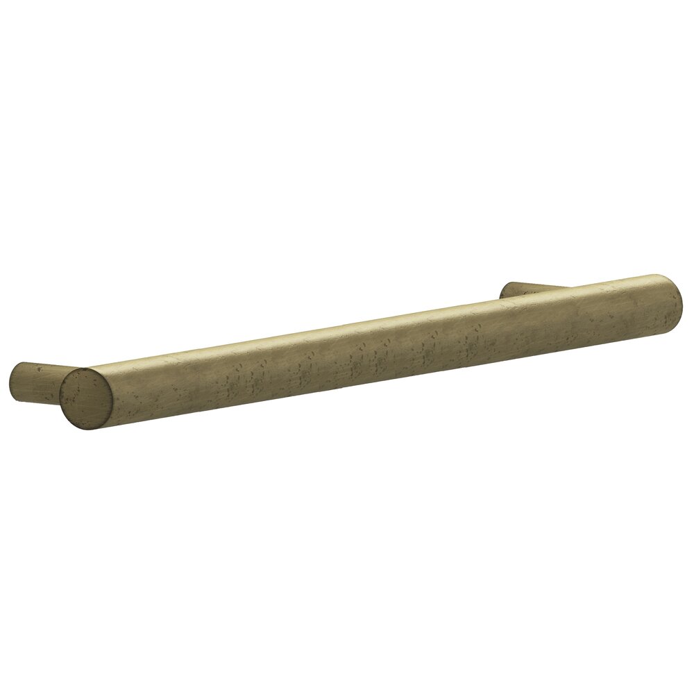 8" Centers European Bar Pull in Distressed Antique Brass