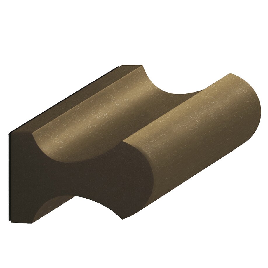 1 1/2" Centers Finger Grip Pull in Distressed Oil Rubbed Bronze