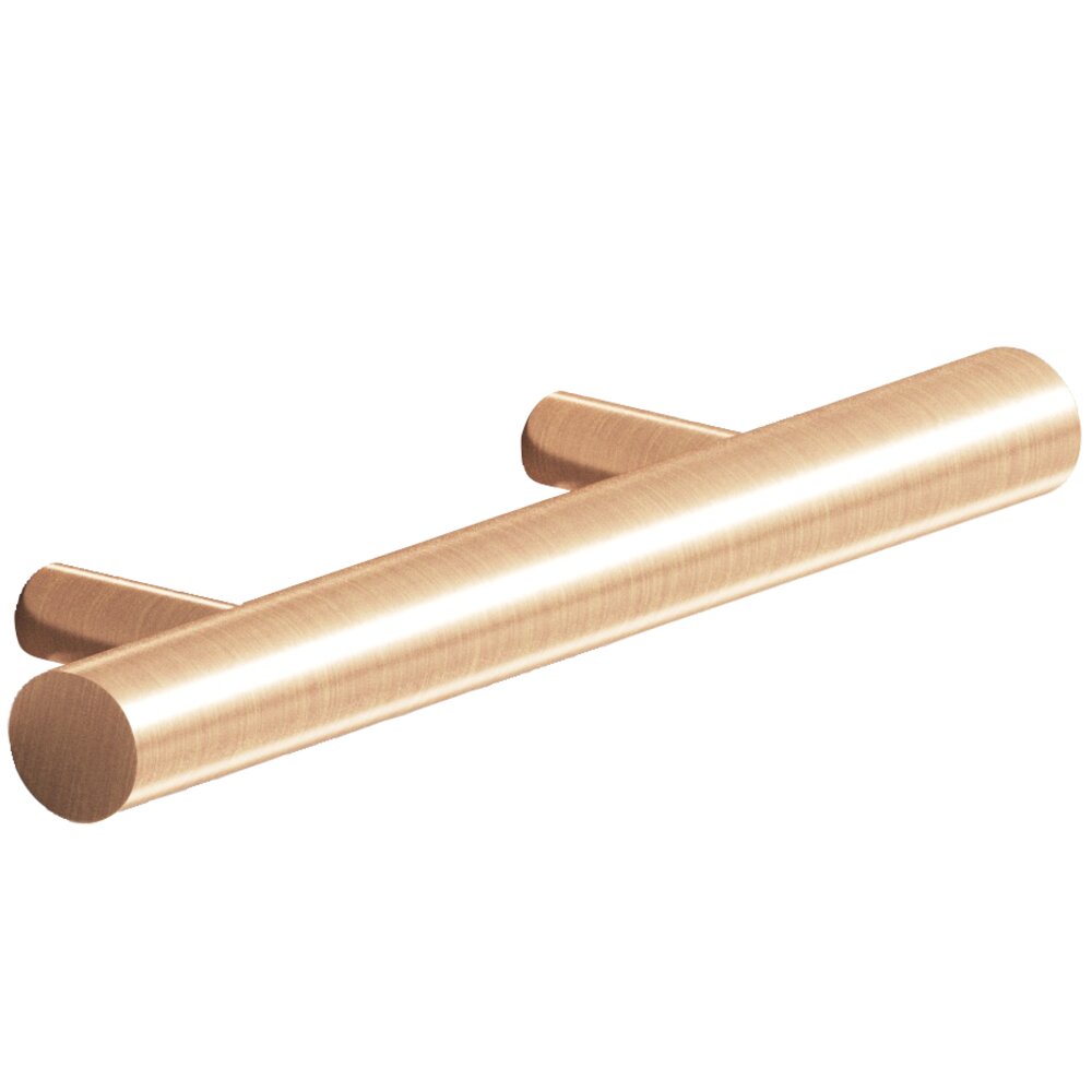 2 1/2" Centers Shank Pull in Satin Bronze