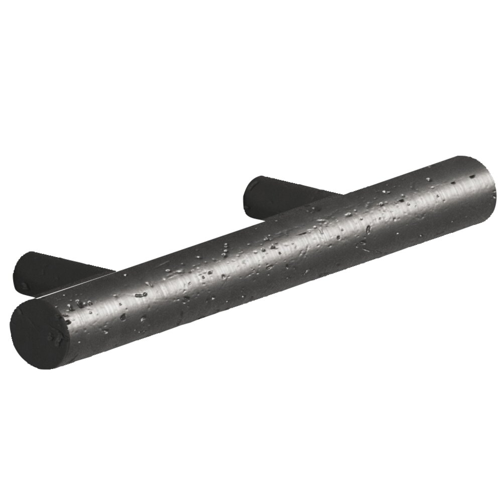 2 1/2" Centers Shank Pull in Distressed Black