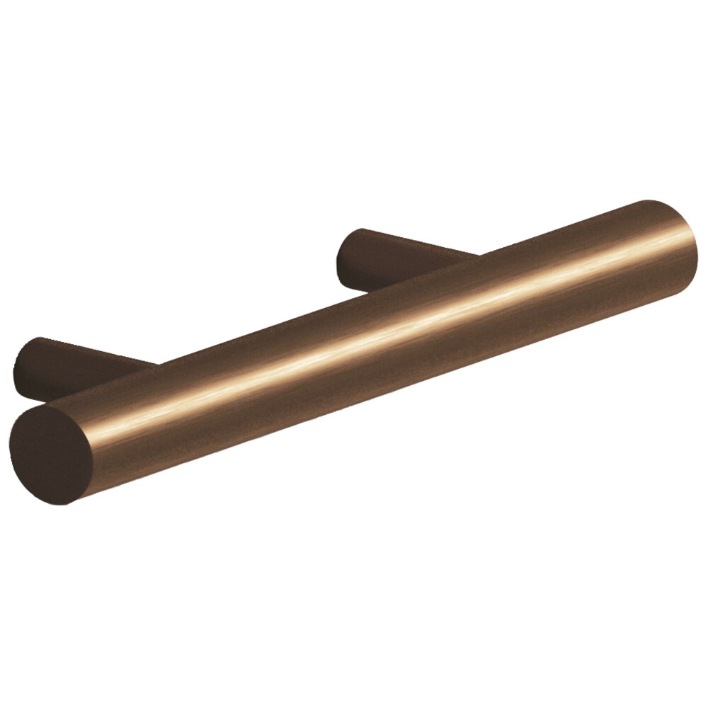 2 1/2" Centers Shank Pull in Matte Oil Rubbed Bronze